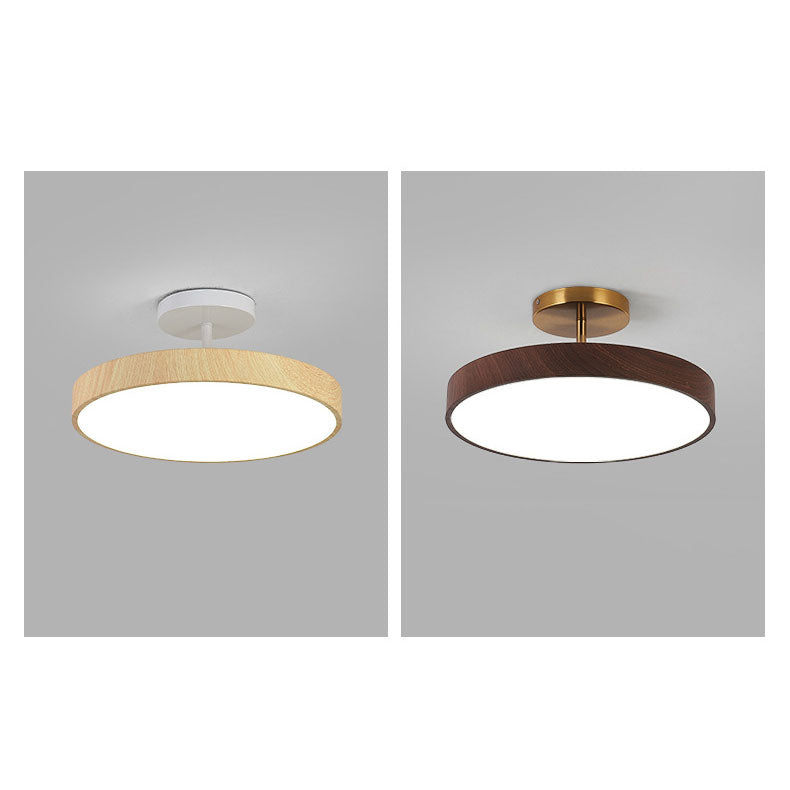 Japanese Wabi-sabi Minimalist Round LED Ceiling Light