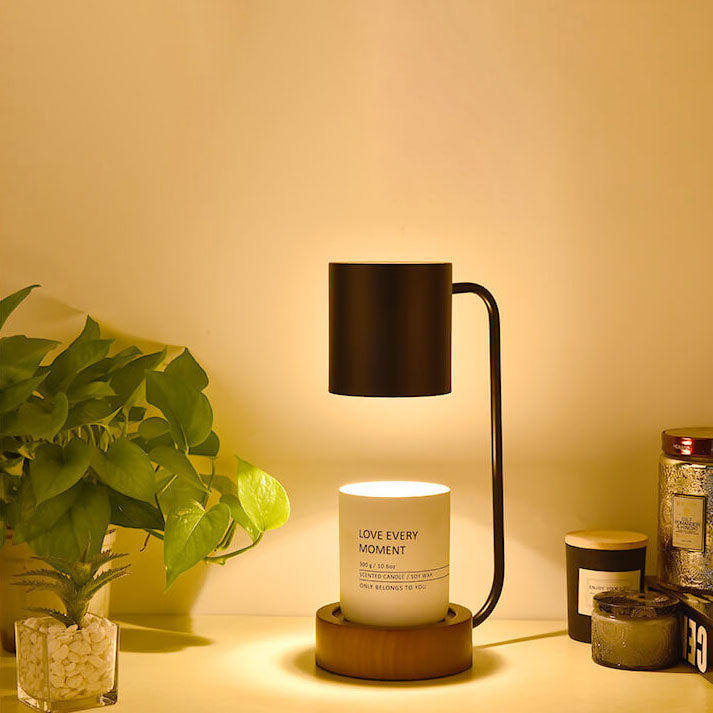Japanese Minimalist Wood Melting Wax Table Lamp