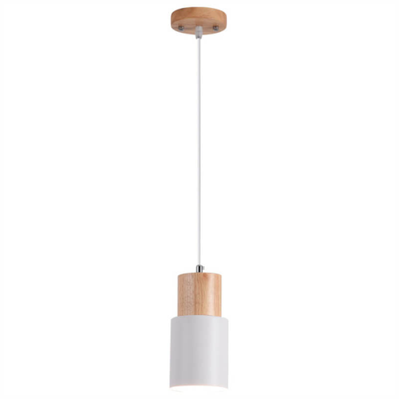 Nordic Macaron Cylinder Single LED Pendant Light