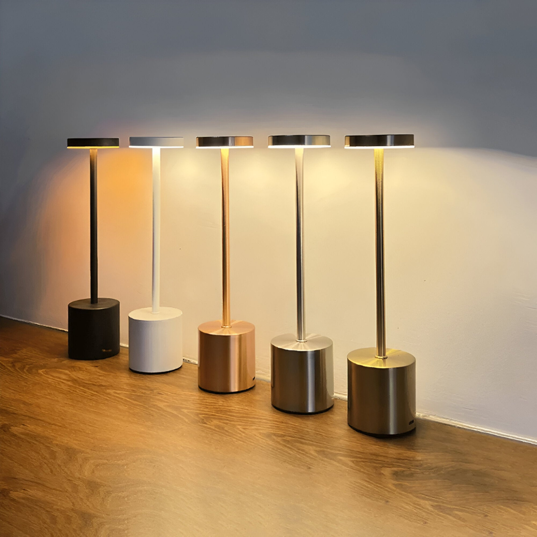 PortableRechargeableTableLamp|TouchDimmableLEDForIndoorAndOutdoor
