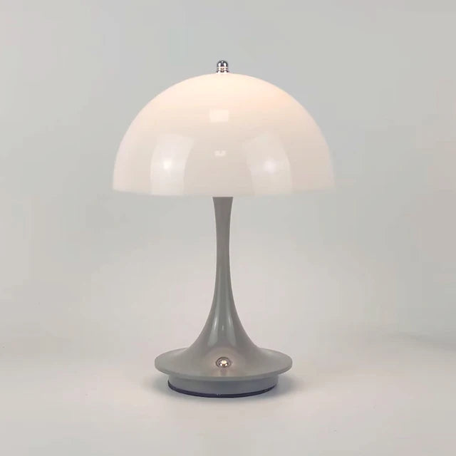 Cordless Mushroom Table Lamp | Rechargeable Portable Lighting