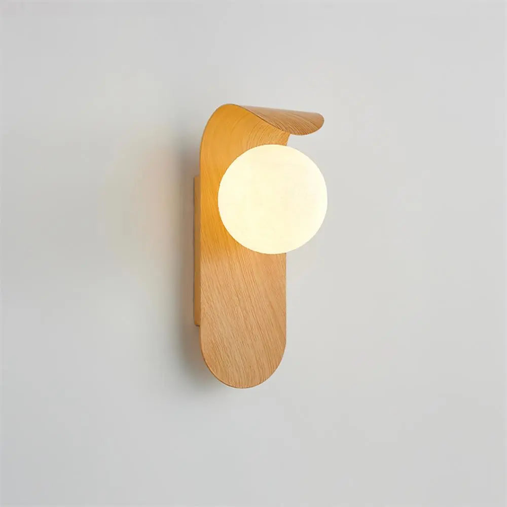 Japandi Wall Light | Globe Sconce For Bedroom & Hallway