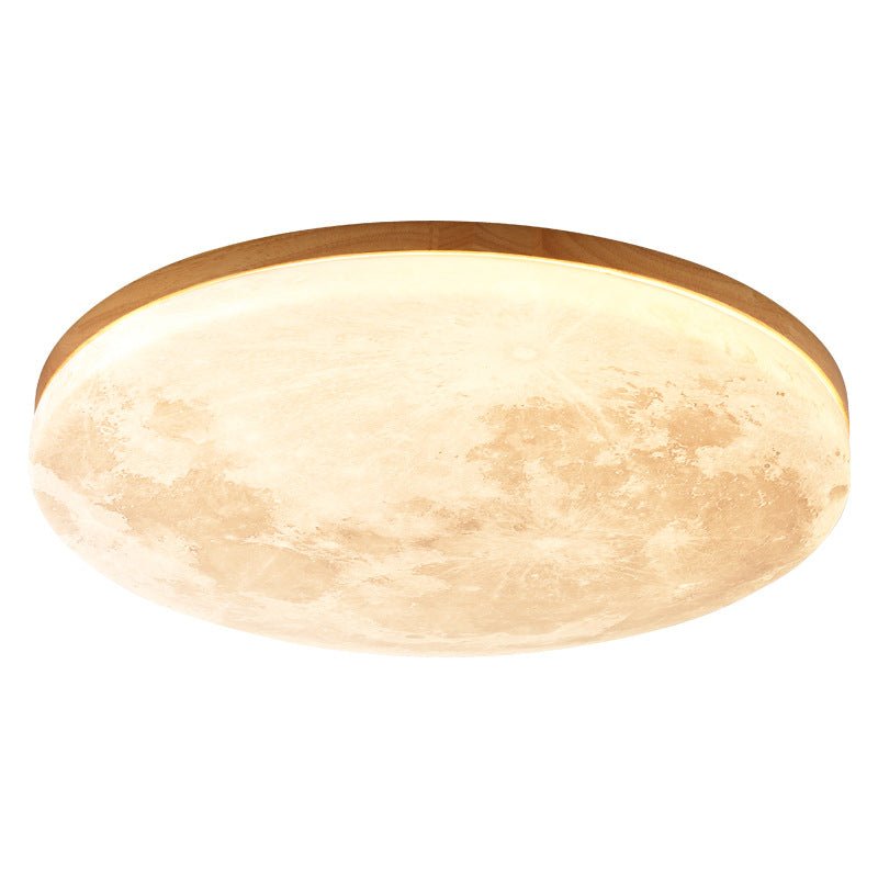 Minimalist Acrylic LED Flush Mount Ceiling Light Moon Round View 24