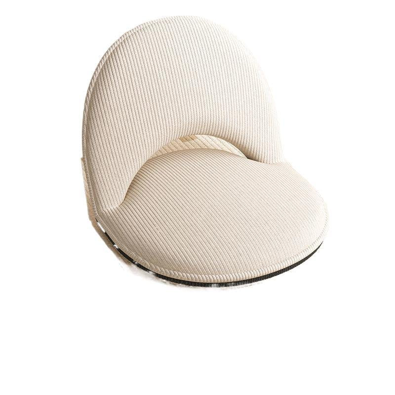 Minimalist Foldable Sherpa Corduroy Carbon Steel Accent Chair View 21