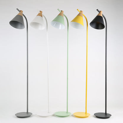 Nordic Macaron Cone Standing Floor Lamp