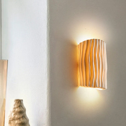 Nordic Creative Striped Half Cylinder Wall Sconce Lamp