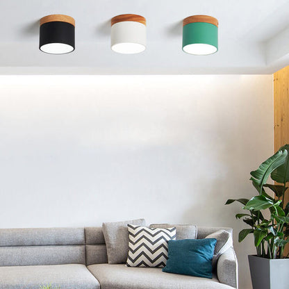 Scandinavian LED Flush Mount Ceiling Light