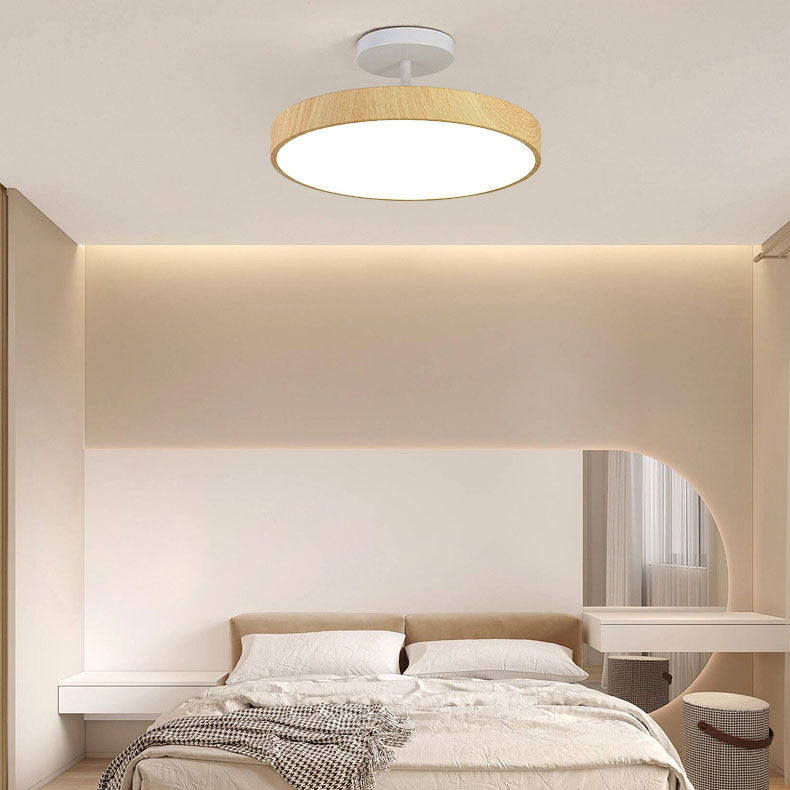Japanese Wabi-sabi Minimalist Round LED Ceiling Light