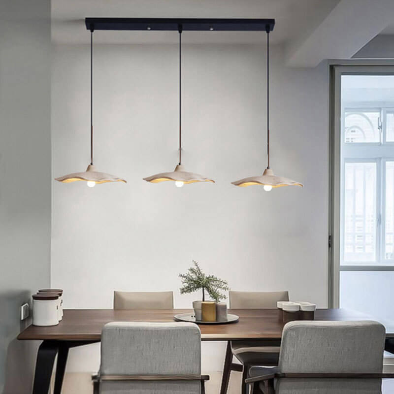 Japanese Vintage Flower Shape Pendant Light