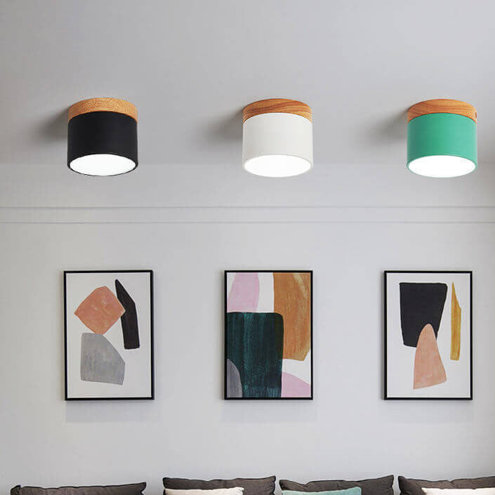 Scandinavian LED Flush Mount Ceiling Light