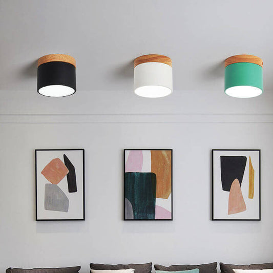 Scandinavian LED Flush Mount Ceiling Light