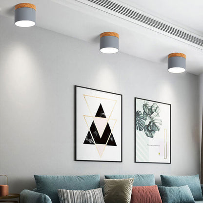 Scandinavian LED Flush Mount Ceiling Light