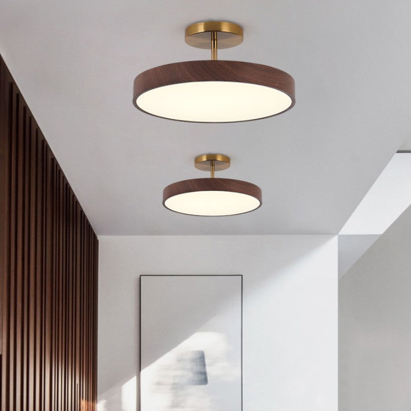 Japanese Wabi-sabi Minimalist Round LED Ceiling Light