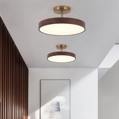 Japanese Wabi-sabi Minimalist Round LED Ceiling Light