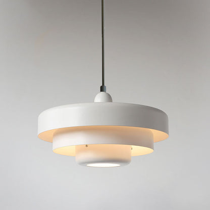 Nordic Vintage Round Metal Pendant Light