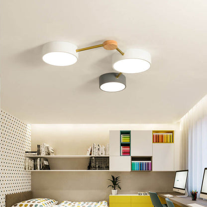 Scandinavian Minimalist LED Flush Mount Ceiling Light