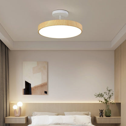 Japanese Wabi-sabi Minimalist Round LED Ceiling Light