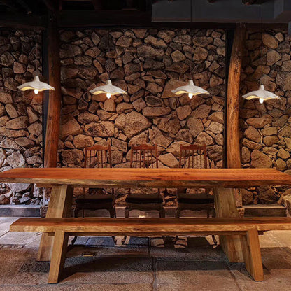 Japanese Vintage Flower Shape Pendant Light