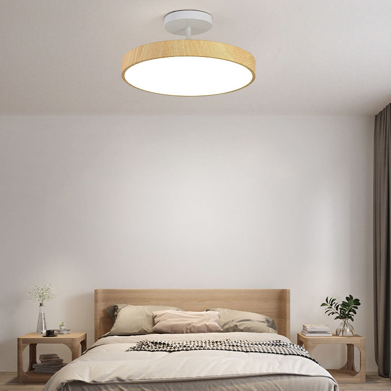 Japanese Wabi-sabi Minimalist Round LED Ceiling Light