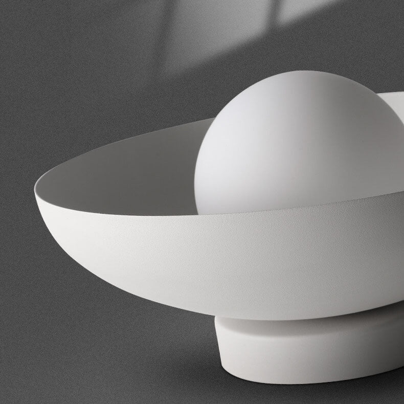 Japanese Wabi-sabi Round Semi-Flush LED Ceiling Light
