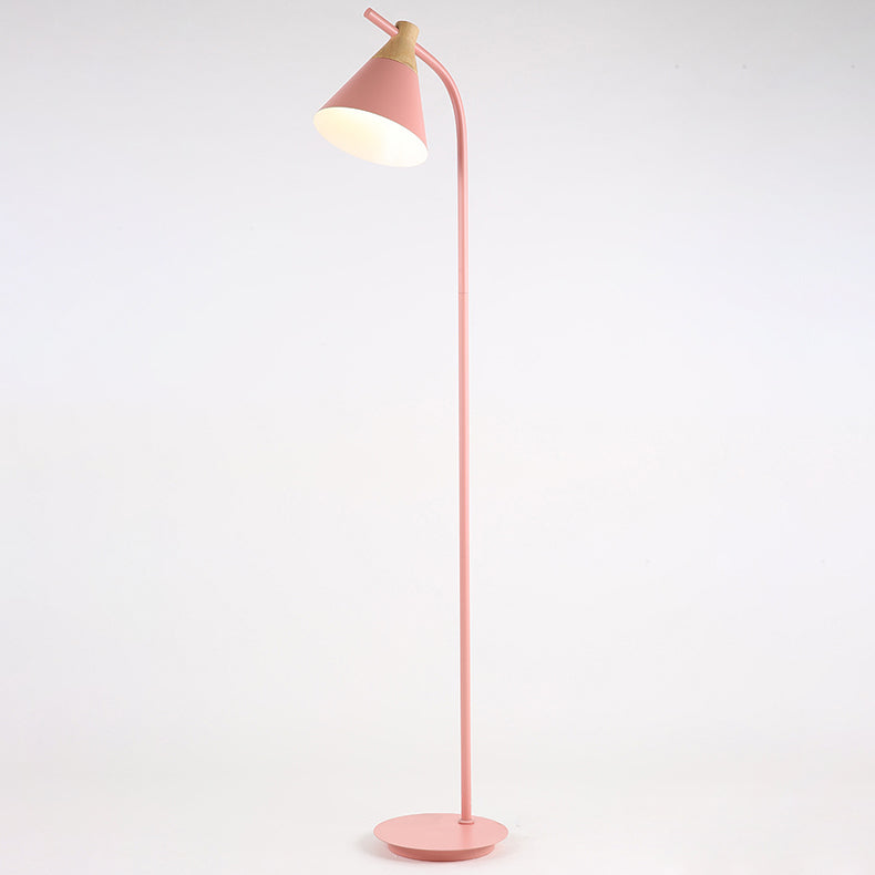 Nordic Macaron Cone Standing Floor Lamp