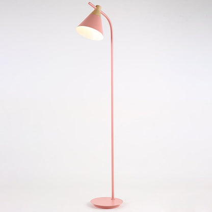 Nordic Macaron Cone Standing Floor Lamp