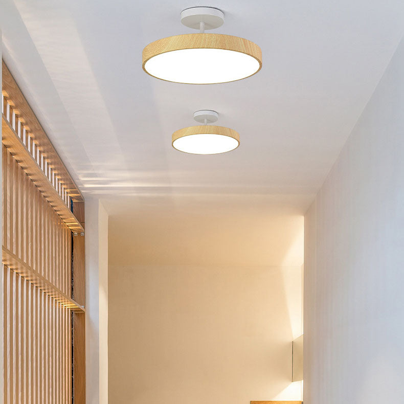Japanese Wabi-sabi Minimalist Round LED Ceiling Light