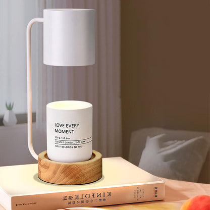 Japanese Minimalist Wood Melting Wax Table Lamp