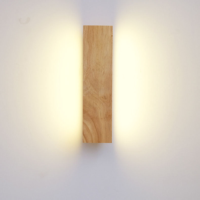 Japanese Minimalist Rectangular Flat Rotatable LED Wall Sconce Lamp
