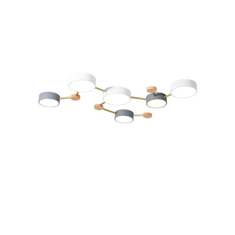 Scandinavian Minimalist LED Flush Mount Ceiling Light