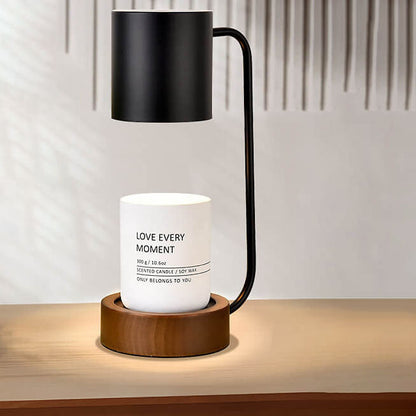 Japanese Minimalist Wood Melting Wax Table Lamp