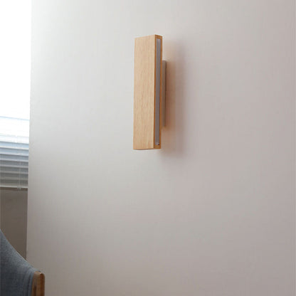 Japanese Minimalist Rectangular Flat Rotatable LED Wall Sconce Lamp