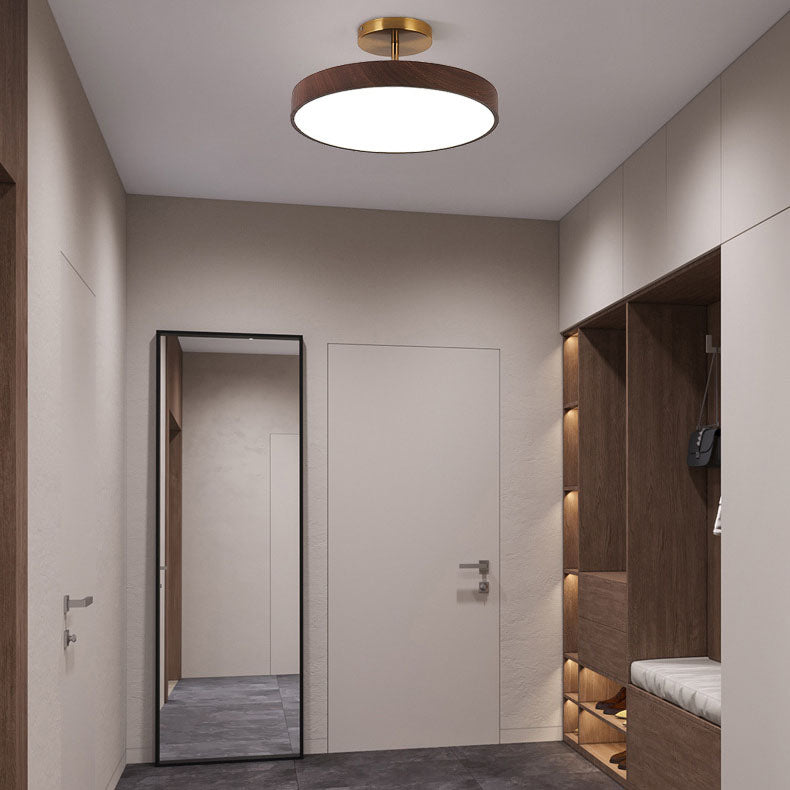 Japanese Wabi-sabi Minimalist Round LED Ceiling Light