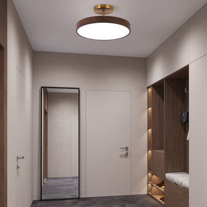 Japanese Wabi-sabi Minimalist Round LED Ceiling Light