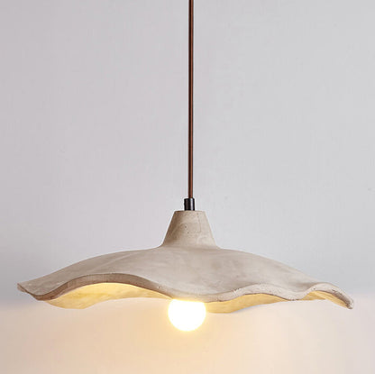 Japanese Vintage Flower Shape Pendant Light