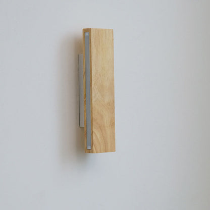 Japanese Minimalist Rectangular Flat Rotatable LED Wall Sconce Lamp