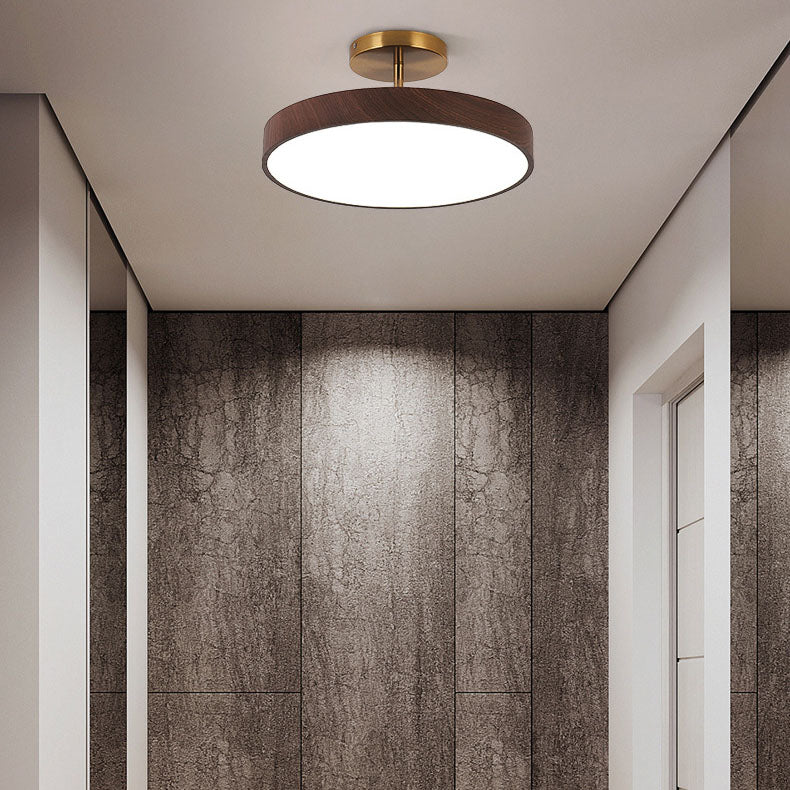 Japanese Wabi-sabi Minimalist Round LED Ceiling Light