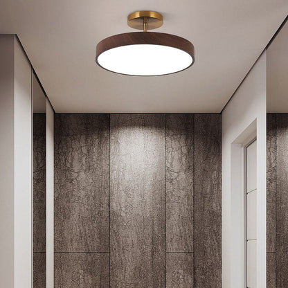 Japanese Wabi-sabi Minimalist Round LED Ceiling Light