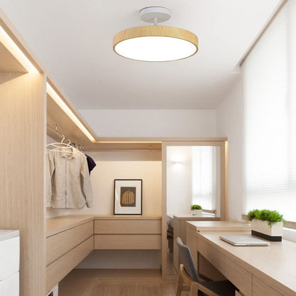 Japanese Wabi-sabi Minimalist Round LED Ceiling Light