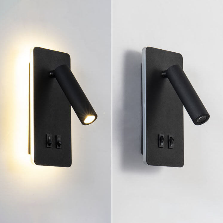 Nordic Minimalist Spotlight Rotatable LED Reading Wall Sconce Lamp