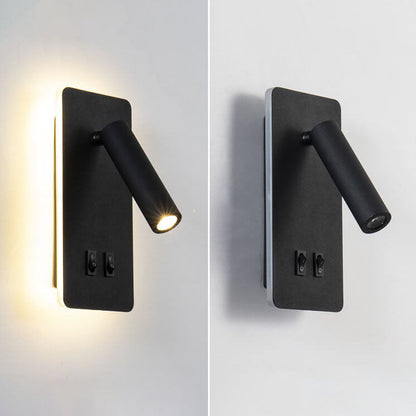 Nordic Minimalist Spotlight Rotatable LED Reading Wall Sconce Lamp