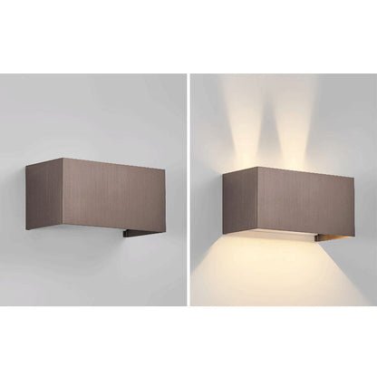 Nordic Minimalist Square Beam LED Reading Wall Sconce Lamp