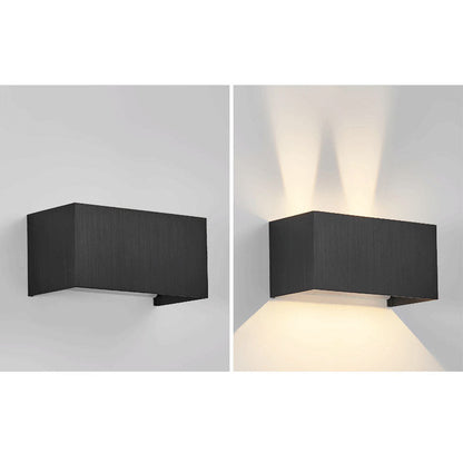 Nordic Minimalist Square Beam LED Reading Wall Sconce Lamp