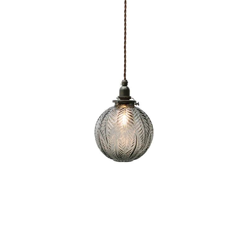 Texture Globe Glass Pendant Light