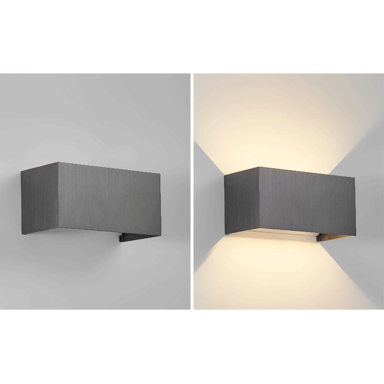 Nordic Minimalist Square Beam LED Reading Wall Sconce Lamp