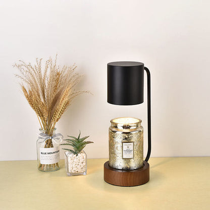 Japanese Minimalist Wood Melting Wax Table Lamp