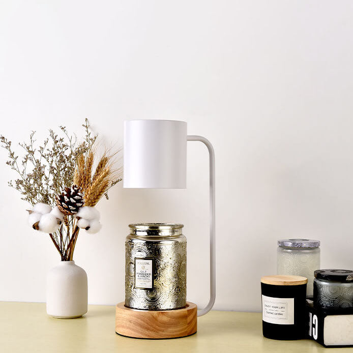 Japanese Minimalist Wood Melting Wax Table Lamp