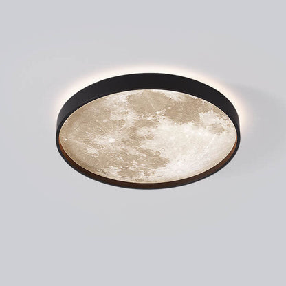 Nordic Moon Round LED Flush Mount Ceiling Light