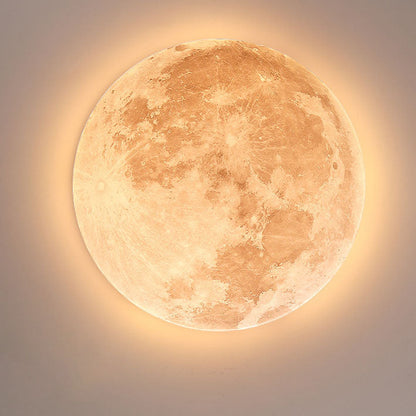 Nordic Minimalist Flush Mount Ceiling Light | Moon Round