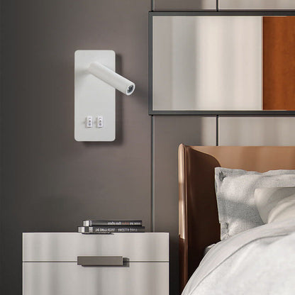 Nordic Minimalist Spotlight Rotatable LED Reading Wall Sconce Lamp